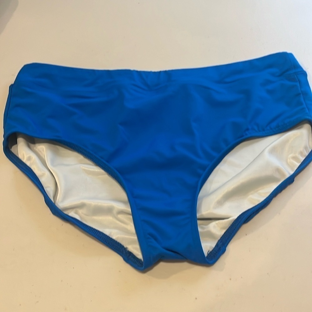 Lands’ End.  Women’s swim bikini bottoms.  Size 14